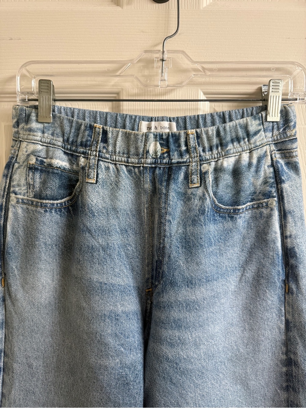 rag & bone Miramar Wide-Leg Sweatpants Jeans - Picture 3 of 5
